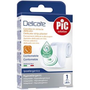 PIKDARE Cerotto Delicato Antibatterico 8 x 100 cm - Ipoallergenico e Traspirante