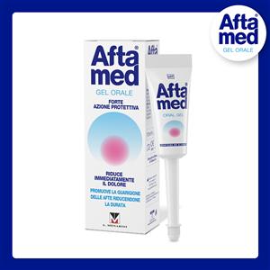 Aftamed Gel 15 ml - Gel Orale Lenitivo per Afte e Stomatiti con Beccuccio Dosatore