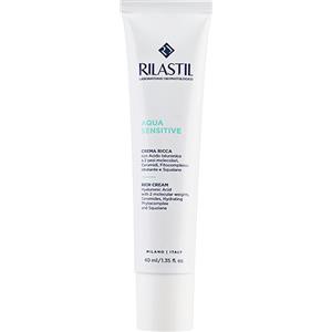 Rilastil Aqua Sensitive Crema Ricca 40 ml - Idratazione Profonda per Pelli Sensibili e Secche