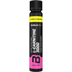 BioTech USA L-Carnitine 3000 - 20 ampolle da 25 ml gusto Arancia, Coadiuvante nel metabolismo dei grassi