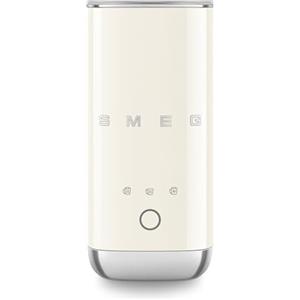 Smeg, Montalatte Elettrico MFF02CREU, 3 Funzioni Bevanda, Frusta Removibile, Rivestimento Ceramico Antiaderente, 500 W, Crema