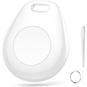 Tukio Tracker Tag 1p Bianco puro, Smart Tracker Localizzatore Funziona con Apple Dov'è App (solo iOS, NON per Android), Bluetooth Trova Oggetti per Chiavi/Valigie/Portafogli