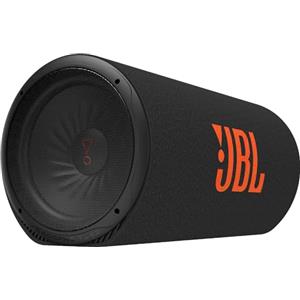 JBL BassPro Tube 12 30cm Subwoofer Auto Amplificato, Sub Auto a Tubo con Amplificatore Classe D 450W max, Potente Amplificazione dei Bassi, Porta Brevettata per il Flusso dei Bassi, con Telecomando