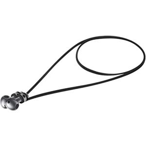 kwmobile Laccetto Portauricolari Compatibile con Samsung Galaxy Buds 3 / Soundcore P20i / Wave Beam/Fun Air PRO 4 - Cordino Porta Cuffie in-Ear - Laccio Cuffiette Magnetico Nero