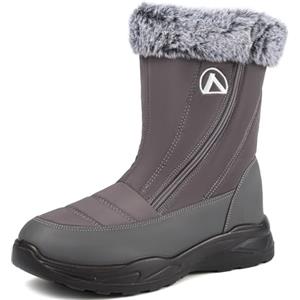 VTASQ Stivali Donna Uomo Stivali da Neve Foderata Pelliccia Caldo Antiscivolo Stivaletti Impermeabili Invernali All'aperto Scarpe Trekking