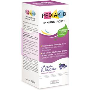 Laboratoires INELDEA PEDIAKID NASO GOLA Sciroppo 125 ml - Integratore con Timo, Primula e Vitamina C per il Benessere della Gola