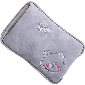 Generico Borsa Acqua Calda Elettrica Ricaricabile - Termoforo Antiperdita con Coperta Morbida | Per Crampi Mestruali, Dolori alla Schiena, Collo e Spalle | Spegnimento Automatico, Scaldamani Portatile per Casa