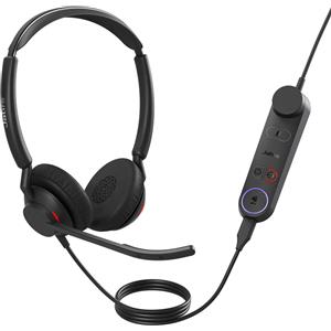 Jabra Engage 50 II - Cuffie Stereo USB-C/A con Microfono, Certificato Microsoft Teams, Design a Padiglione per Ufficio