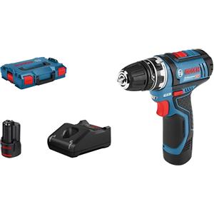 Bosch GSR 12V-15 FC Flex Professional 1300 Giri/min 600 g Nero, Blu [06019F6001]