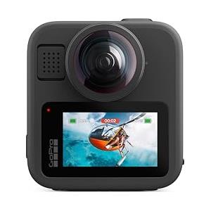 GoPro MAX2 - Action camera tradizionale + impermeabile a 360° con touch screen, video sferici 8K, foto a 360° da 29 MP, lenti facilmente sostituibili, stabilizzazione HyperSmooth, 6 microfoni