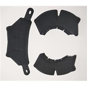 Schuberth C5 / E2 Cuscinetto centrale per teste lunghe, nero, XL