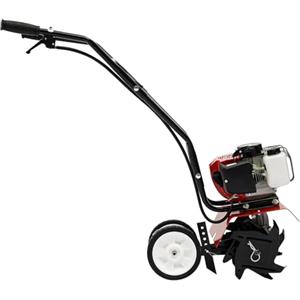 Haoxuesen Motozappa a Benzina 52cc 2-Tempi, Coltivatore, Fresatrice per Terreno, Monocilindrico, Trasmissione a Ruote, Fresatrice per Terreno Agricolo, Velocità 6500-7000 giri/min