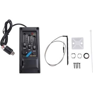 Quystetes EQ-505 Pickup Chitarra 3 Bande Equalizzatore EQ Mano Sinistra Chitarra Acustica Preamplificatore Equalizzatore Piezo