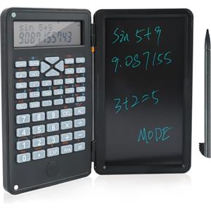 ciciglow Calcolatrice Scientifica con Display LCD a Due Righe, Tavoletta Grafica, 240 Funzioni, Dimensioni Compatte, per Ufficio Scolastico
