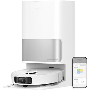 DREAME L10s Ultra Gen 2 Robot Aspirapolvere e Lavapavimenti con MopExtend RoboSwing, Aspirazione 10.000 Pa, Stazione Base Automatica, 32 Livelli di Acqua,Batteria da 240 Min
