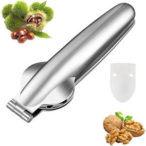TaiXinYuly Pinza per Schiaccianoci,Multifunzione Pinza Castagne, Taglia Castagne in Acciaio Inox,Utensili da Cucina Frutta Secca Apri Noci