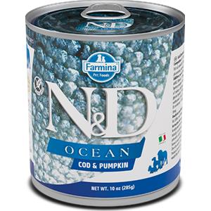 Farmina N/D Umido Ocean Dog Adult Merluzzo e Zucca 285 Gr