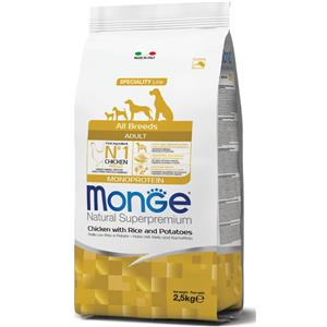 Monge Superpremium Adult All Breeds Pollo Riso Patate 12 kg Cane