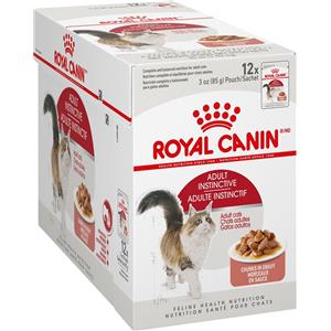 Royal Canin Instinctive in Salsa 85 g - Alimento Umido Completo per Gatti Adulti con Fettine in Salsa
