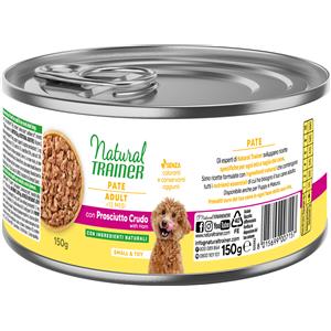 Trainer Natural Cibo Umido Prosciutto e Riso per Cani Adulto Mini e Toy - 150 g