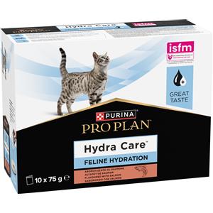 Purina Pro Plan Hydra Care Gatto Salmone - Alimento Umido Complementare per Gatti Adulti - 10 Bustine da 75g