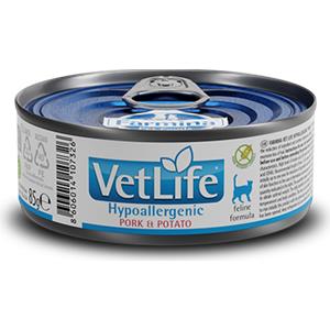 Farmina Vet Life Ipoallergenico Umido per Gatti - Maiale e Patate 85g