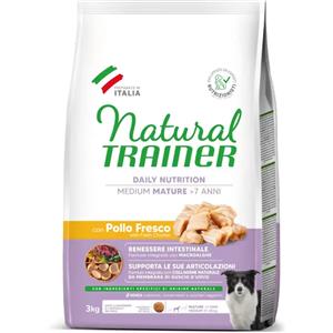 Trainer Natural Maturity Medium con Pollo Fresco - Alimento Completo per Cani Senior di Taglia Media (3 kg)
