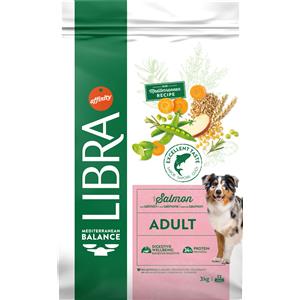 Affinity Libra Dog Crocchette Adulto Salmone 3 kg - Alimento Completo e Bilanciato per Cani Adulti