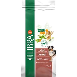 Affinity Libra Dog Adult Manzo 12KG - Alimento Secco Completo per Cani Adulti con Manzo, Senza Aromi Artificiali