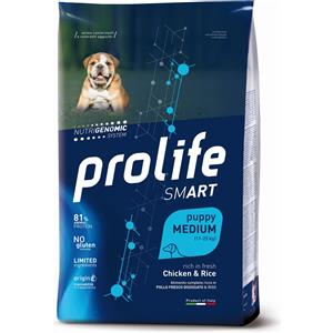 Prolife Dog Smart Puppy Medium Pollo e Riso 10 kg (Chicken Rice)