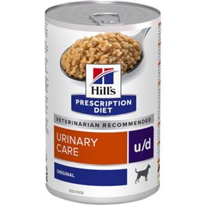 Hill's Prescription Diet U/D Urinary Care Alimento Umido per Cani - 370 g, Supporta la Salute della Vescica e Riduce i Calcoli Urinari