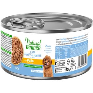 Natural Trainer Cibo Umido per Cuccioli Small & Toy con Pollo - 150g
