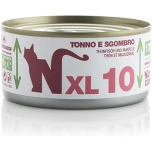 Natural Code XL10 Tonno e Sgombro - Cibo Umido per Gatti Adulti - 170g, Senza Conservanti e Glutine