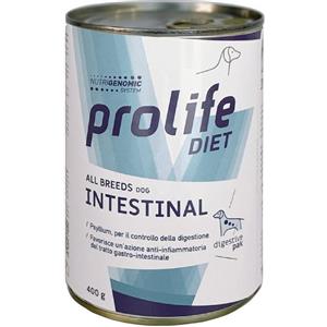 Prolife Cibo Umido per Cani Intestinal All Breeds 400g - Alimento Completo e Digeribile per Supportare la Digestione