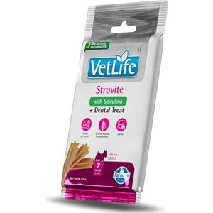 Farmina Vet Life Dental Treat Snack per Cani Mini Struvite 60 gr - Alimento Complementare con Spirulina