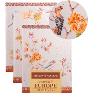 Maison d' Hermine Kelim - Canovaccio da cucina, in 100% cotone, multiuso, morbido e assorbente, salvietta, strofinaccio da bar, per Natale e giorno del Ringraziamento (Prairie, 50cm x 70cm)