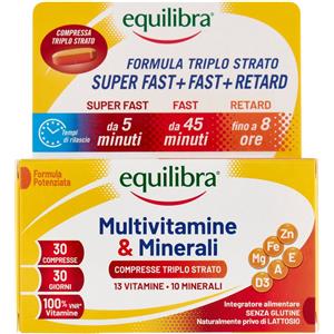 Equilibra Multivitamine E Minerali 30 Compresse Triplo Strato