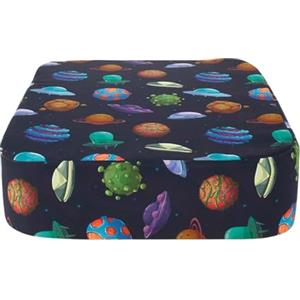 Monozoz Rialzo con cinghie, fondo antiscivolo, per sedia da cucina, lavabile, design con cintura di sicurezza, comodo rialzo per bambini