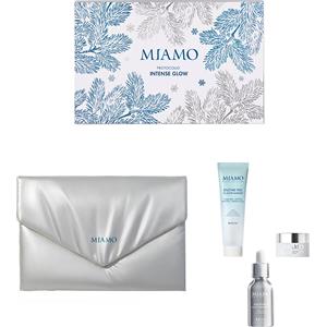 MIAMO Cofanetto Protocollo Intense Glow - Siero Illuminante 30ml, Maschera Esfoliante 25ml, Maschera Anti-Age 10ml