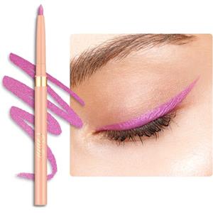 OULAC Matita Occhi Waterproof, Eyeliner e Lip Liner Rosa Lilla Mat Girevole, Colore Intenso, Dura 12 Ore +, Texture Liscia e Cremosa, Non Trasferibile, Vegan (L09) Lilac Love Pink