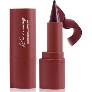 LuxoCare Rossetto 2 in 1 e matita contorno: penna opaca all-in-one per labbra, sopracciglia e ombretto, tenuta impermeabile 24 ore, altamente pigmentata e resistente allo sporco