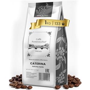 Caffè Pontevecchio Firenze Caffè in Grani 1kg - Miscela Artigianale 80% Arabica 20% Robusta - Chicchi Interi per Moka ed Espresso - Note Floreali Fruttate Speziate - Made in Italy - CAFFÈ PONTEVECCHIO FIRENZE
