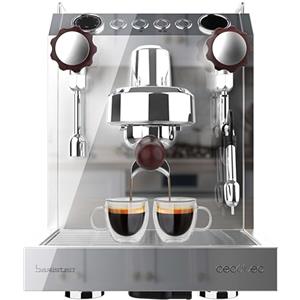 Cecotec - Macchina per caffè espresso professionale Baristeo Classic Pre-Infusione per una migliore estrazione, serbatoio rimovibile 2,5 l, pompa italiana 15 bar, controllo PID, caldaia inox 1 l
