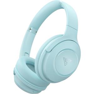 DOQAUS Cuffie Wireless Bluetooth 5.4, 70 Ore Di Riproduzione,3 EQ Modalità di Suono,Cuffie Bluetooth Over Ear,Senza Fili Stereo HiFi con Microfono,per Viaggio/Telefono/PC-Blu
