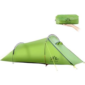 Night Cat Tenda Tunnel da Campeggio per 1 Posto: Tende Ultraleggera Impermeabile per Camper Trekking