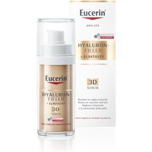 Eucerin Hyaluron Filler Elasticity 3D Siero Viso 30ml - Tripla Azione Anti-Età per Rughe e Elasticità