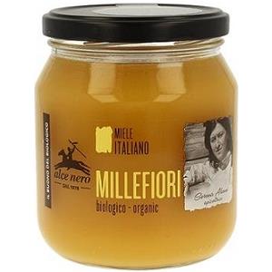 Alce Nero Miele Millefiori Italiano Bio 700 g - Prodotto Biologico con Valori Nutrizionali
