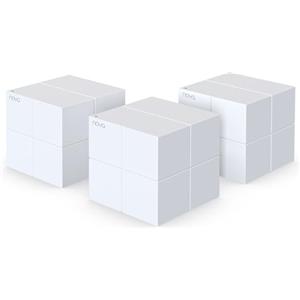 Tenda Nova MW6 WiFi Mesh, Dual Band AC1200, 2 Porte Ethernet Gigabit, Modalità Router e Access Point, Parental Control, 3 Pezzi con Copertura 300m