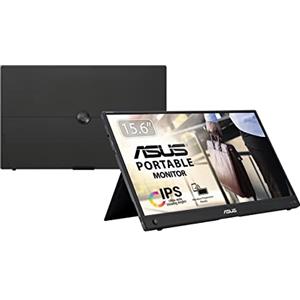 ASUS ZenScreen GO Monitor da Gaming Portatile 15.6" 1080P FHD (MB16AWP) - Monitor da Viaggio IPS USB-C e HDMI, Mirroring Wireless, Cavalletto Integrato, Monitor Esterno per Laptop, Macbook e Telefono
