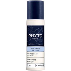 PHYTO Douceur Shampoo Secco Spray 75 ml - Deterge senza acqua, riequilibra e dona volume ai capelli